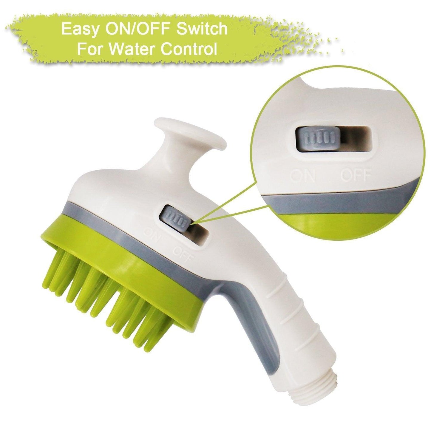 Pet Shower Head Bath Brush Dogs Cats Shower Comb - Pet Washing Supply Accessories Sprinkler Animal Dog Wash (4W2)1