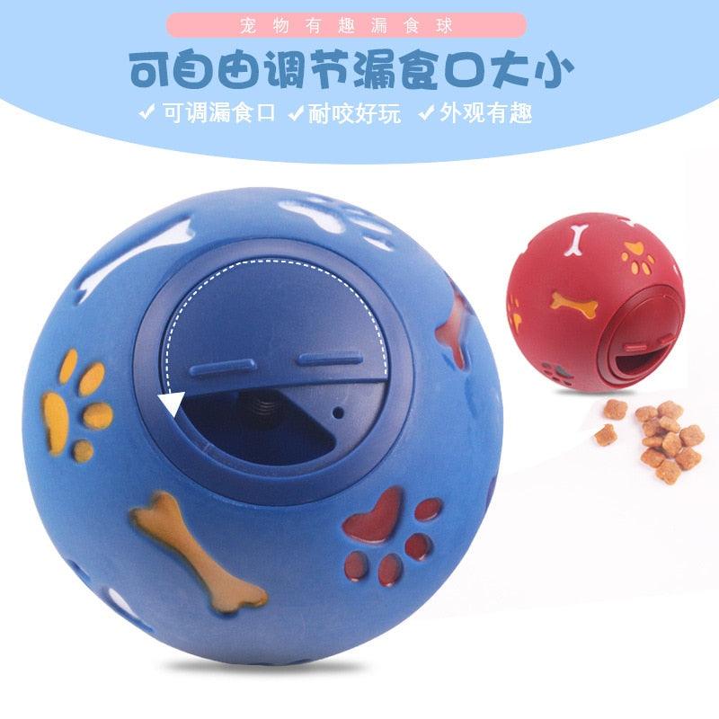 Pet Toy Color Snack Food Leakage Ball Tumbler Puzzle Dog Toy - Training Ball Pet Ball (D73)(6W2)(1W3)
