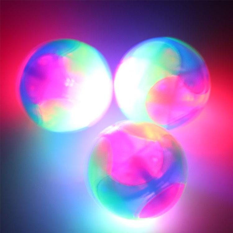 Great Pet Toy Rubber Chew Dog Toy - Bite Resistant, Molar Puzzle, Luminous Colorful Ball (6W2)(7W2)