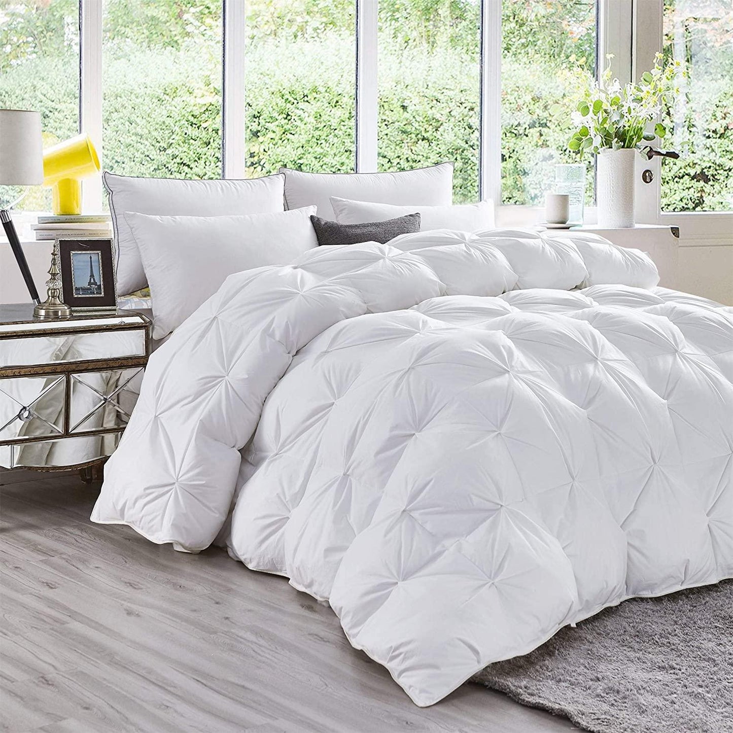 100% White Goose Down Filler 3D Bread Duvet/Quilt/Comforter Bedding Winter Luxury Blankets (7BM)(1U63)