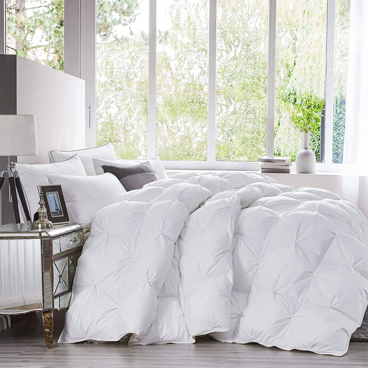 100% White Goose Down Filler 3D Bread Duvet/Quilt/Comforter Bedding Winter Luxury Blankets (7BM)(1U63)