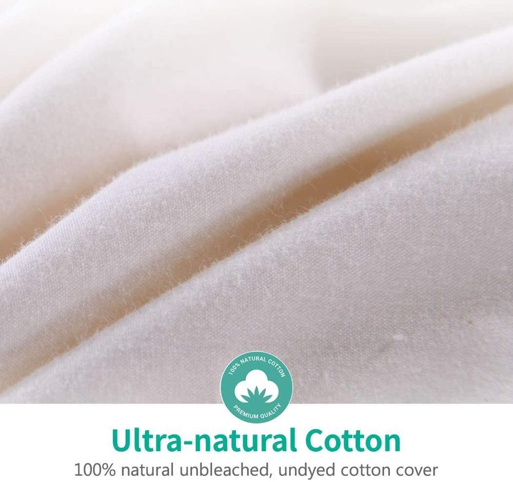 Luxury All Seasons Goose Down Duvet 100% Cotton Quilted Quilt King Queen Full Size Comforter (7BM)(1U63)