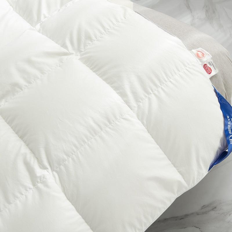 Goose Down Quilt Duvet Comforter Quilted Quilt King Queen Full Size Comforter Winter Thick Blanket (7BM)(1U63)
