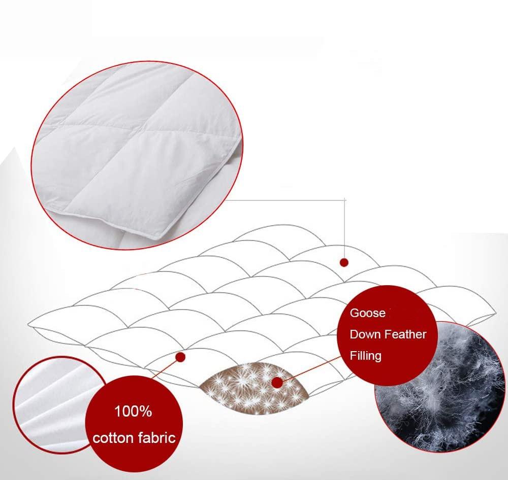 Goose Down Spring/Autumn Quilt/Comforter/Duvet/Blanket 100% Cotton Shell Twin Full Queen King Top (7BM)(1U63)