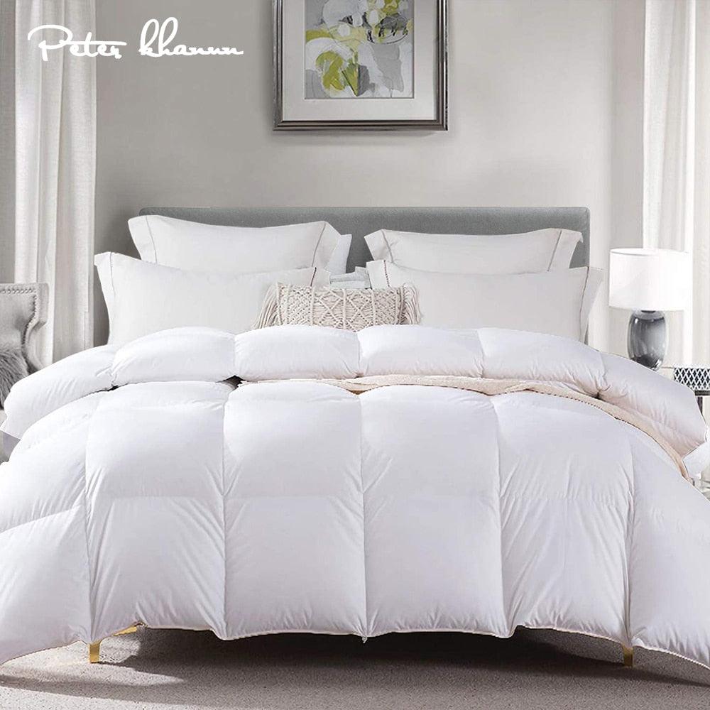 Goose Down Spring/Autumn Quilt/Comforter/Duvet/Blanket 100% Cotton Shell Twin Full Queen King Top (7BM)(1U63)