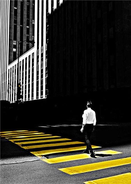 Photograph European Landscape Picture Home Decor Nordic Canvas Painting Wall Art Yellow Style (D62)(AD1)