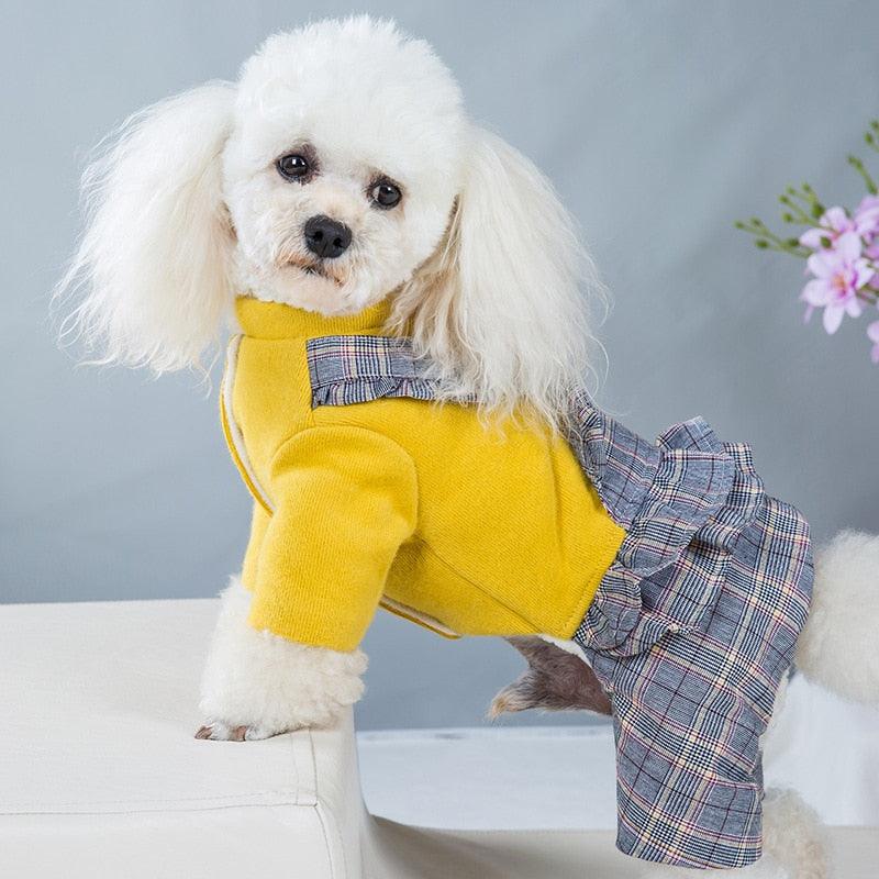 Great Jumpsuit Thicken Winter Dog - Clothes For Small Dogs - Puppy Clothing Chihuahua Jackets Poodle Teddy Costume (W5)(W7)(F69)