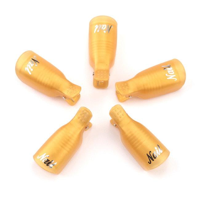 Gel Nail Polish Remover Clips Kit with Reusable Finger and Toenail Acrylic Nail Removal Clips (N3)(N5)(F85)
