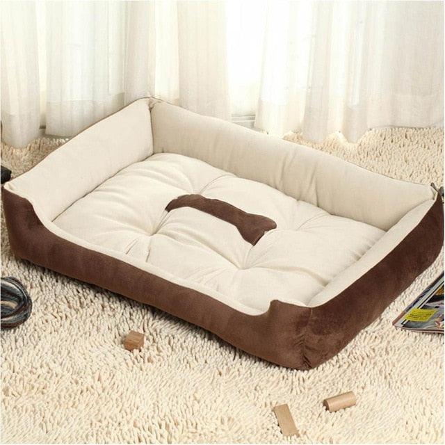 Plus Size Large Dog Bed Mat- Kennel Soft Pet Dog Puppy Warm Bed - House Plush Cozy Nest (D74)(4W3)