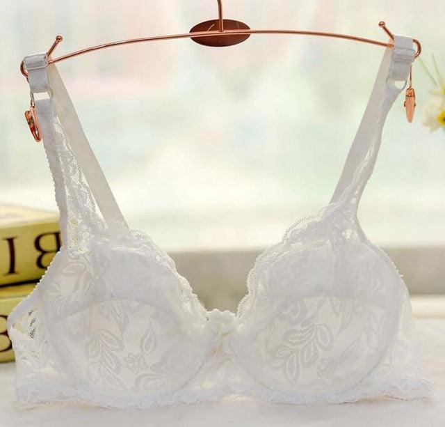 Plus Size Push Up Bra - Sexy Lace Intimate Brassiere - Underwire Bralettes For Women (F6)(6Z2)