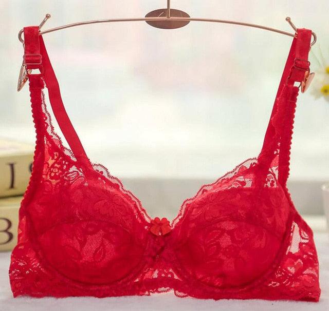 Plus Size Push Up Bra - Sexy Lace Intimate Brassiere - Underwire Bralettes For Women (F6)(6Z2)
