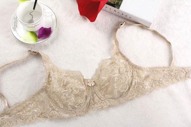 Plus Size Push Up Bra - Sexy Lace Intimate Brassiere - Underwire Bralettes For Women (F6)(6Z2)