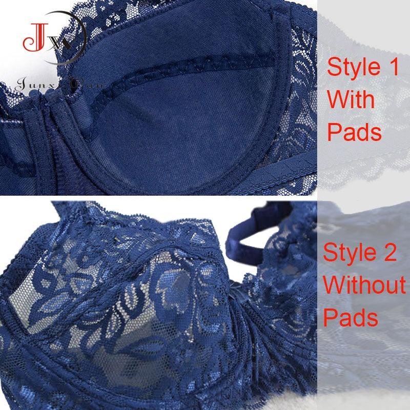 Plus Size Push Up Bra - Sexy Lace Intimate Brassiere - Underwire Bralettes For Women (F6)(6Z2)
