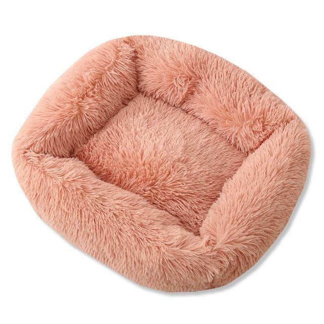 Plush Dog Bed House - Soft Round Dog Winter Pet Cushion Mats For Small Dogs Cats Pet (1U74)