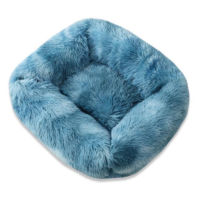 Plush Dog Bed House - Soft Round Dog Winter Pet Cushion Mats For Small Dogs Cats Pet (1U74)