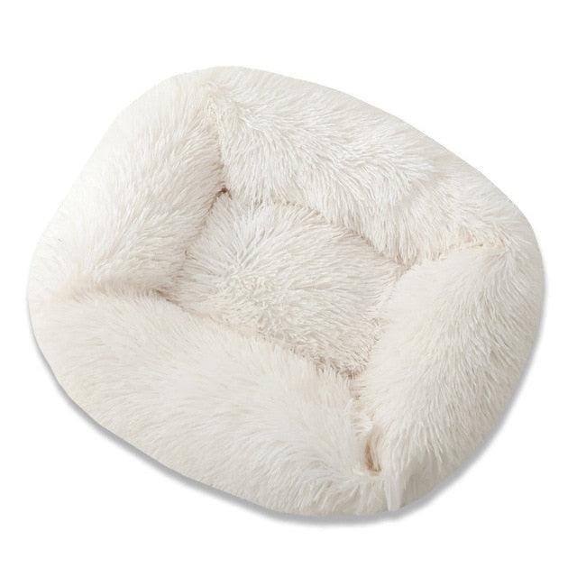 Plush Dog Bed House - Soft Round Dog Winter Pet Cushion Mats For Small Dogs Cats Pet (1U74)