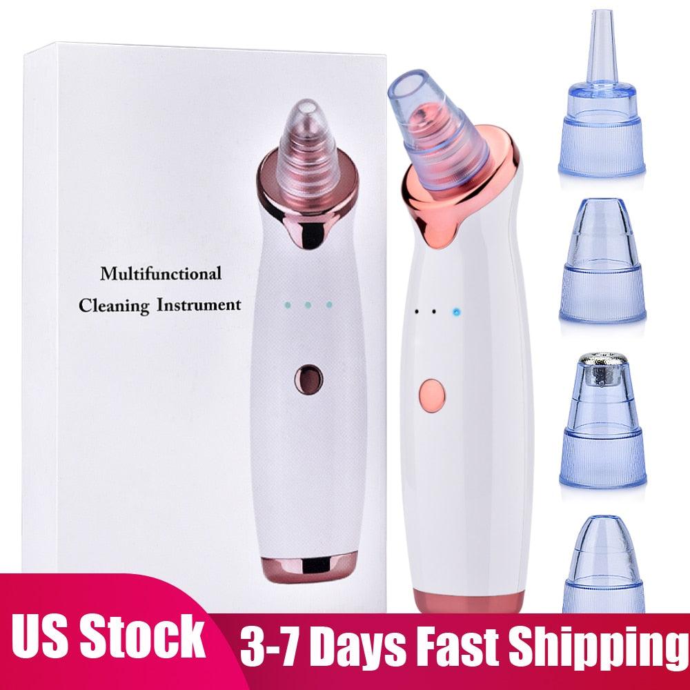 Pore Vacuum Blackhead Remover Suction Acne Peeling Pore Face Cleanser Facial Skin Care (M5)(1U86)