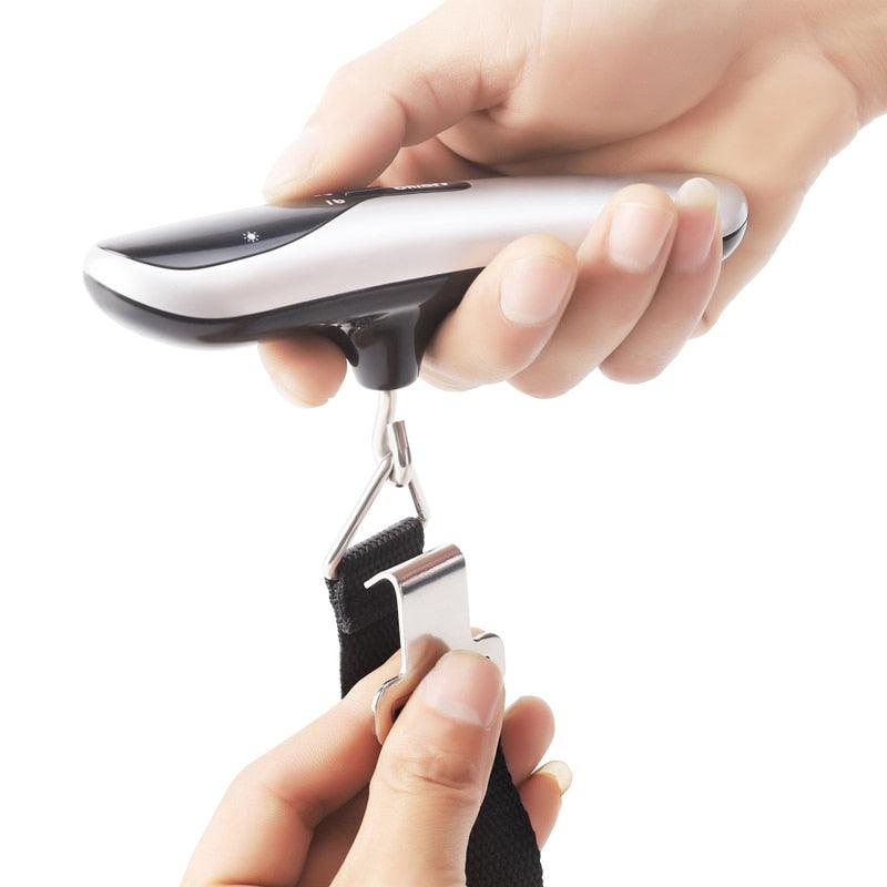 Portable 50kg/110lb Electronic hand held luggage scale - Hanging Scales Weight Balance Travel suitcase (D79)(LT6)