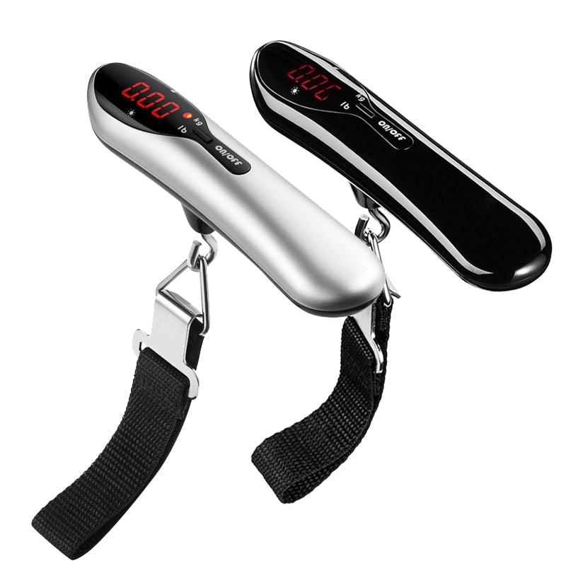 Portable 50kg/110lb Electronic hand held luggage scale - Hanging Scales Weight Balance Travel suitcase (D79)(LT6)