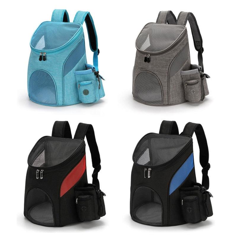 Portable Dog Bag - Breathable Mesh Dog Cat Carrier Outdoor - Travel Zipper Soft Shoulder Bags (2U106)