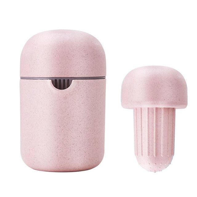 Portable Manual Fruit Juicer Cup Orange Tangerine Citrus Lemon Squeezer 100% Original Juice (D59)(H8)