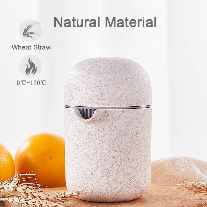 Portable Manual Fruit Juicer Cup Orange Tangerine Citrus Lemon Squeezer 100% Original Juice (D59)(H8)