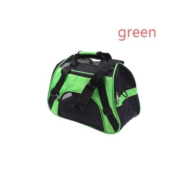 Portable Pet Backpack Messenger Carrier Bags - Cat Dog Carrier Outgoing Travel Breathable Small Pet Handbag (3U106)