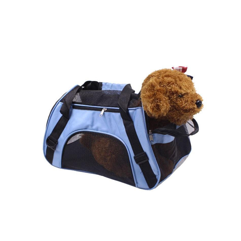 Portable Pet Backpack Messenger Carrier Bags - Cat Dog Carrier Outgoing Travel Breathable Small Pet Handbag (3U106)