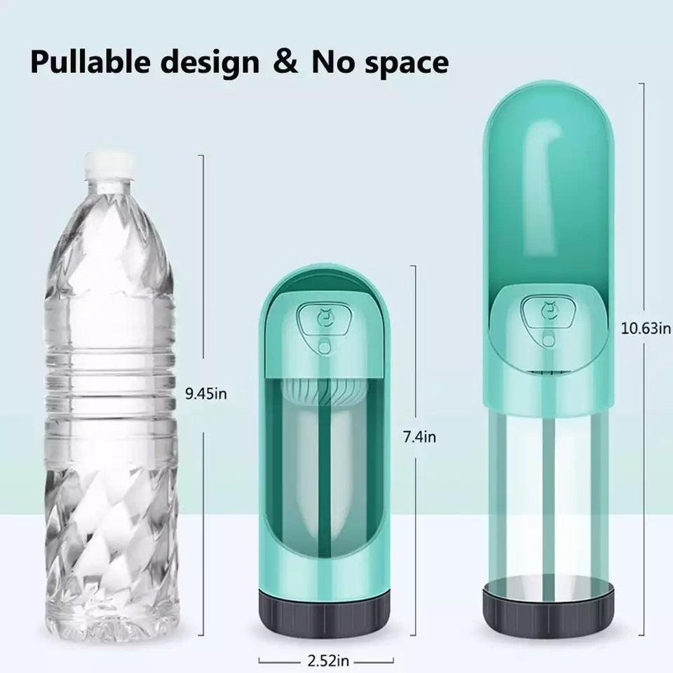 Portable Pet Dog Water Bottle Drinking Bowls - Dog Feeding Water Dispenser Pet Activated Carbon Filter Bowl (6W1)(8W1)(F71)
