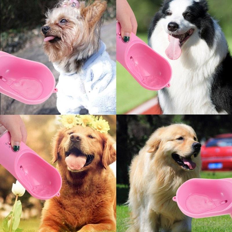 Portable Pet Dog Water Bottle - Travel Puppy Cat Drinking Bowl - Outdoor Pet Water Dispenser Feeder (2U71)
