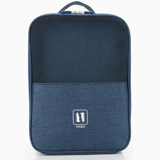 Portable Shoe Bag - Travel Waterproof Large Capacity Storage Bag - Cosmetics Zipper Bag (1U79)(LT9)
