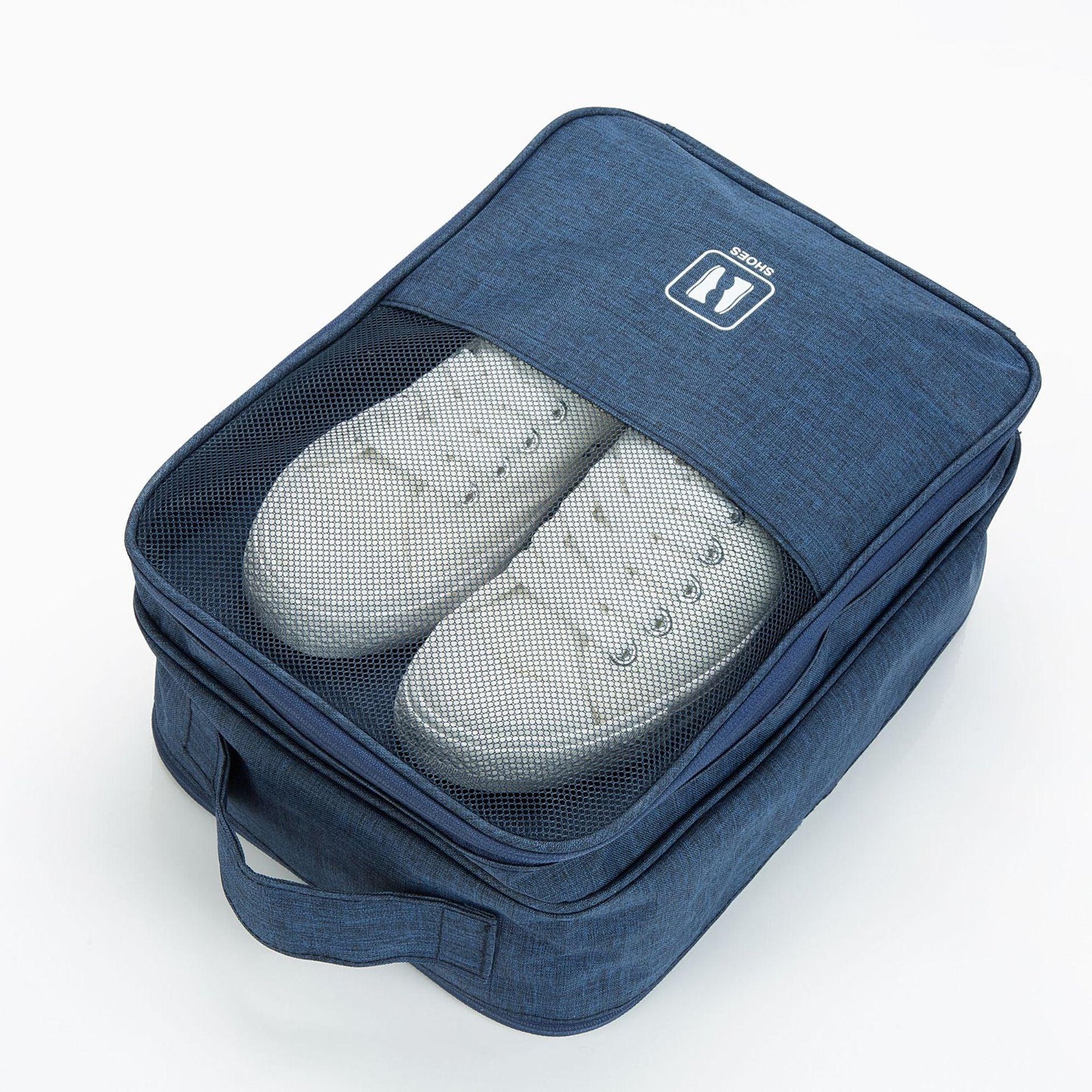 Portable Shoe Bag - Travel Waterproof Large Capacity Storage Bag - Cosmetics Zipper Bag (1U79)(LT9)