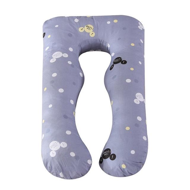 Multifunctional Maternity Pillow - Pregnant Side Sleeper Pregnancy Full Body U-Shape Cushion Long Sleeping Pillow (D7)(8Z2)(1Z3)