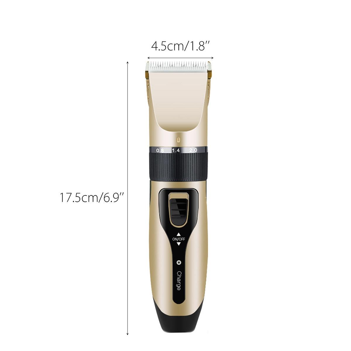 Professional Pet Dog Hair Trimmer with Comb Electrical Cordless Dog Clipper Rechargeable Grooming (1W2)(1U72)(1U75)