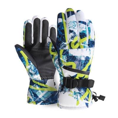 Professional Ski Gloves - Touch Screen Winter Warm Snowboard Gloves (D44)(6WH1)