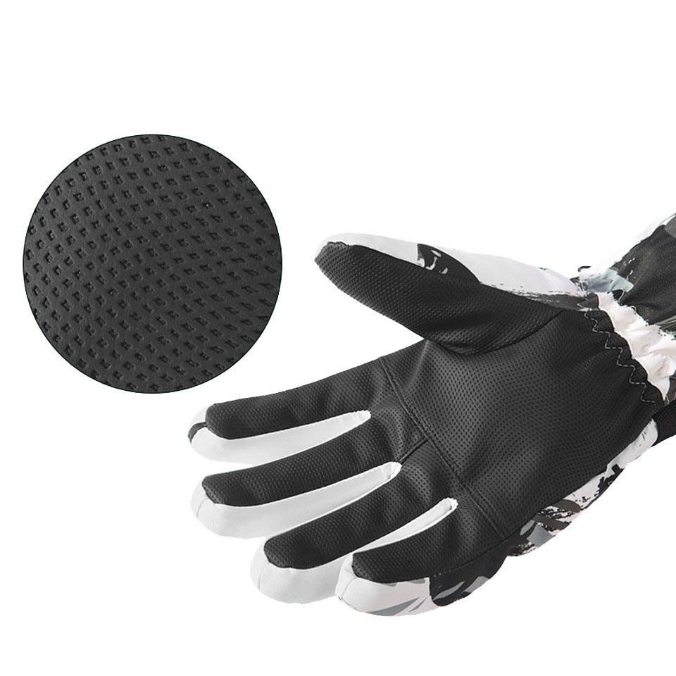Professional Ski Gloves - Touch Screen Winter Warm Snowboard Gloves (D44)(6WH1)
