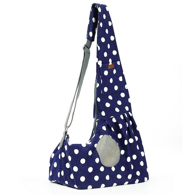 Puppy Carrier Outdoor Travel Bag - Pouch Mesh Oxford Single Shoulder Bag (1U106)