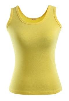Pure Cotton knitted Backing vest Spring Tops - Summer Vest - Sleeveless Top (D19)(TB3)