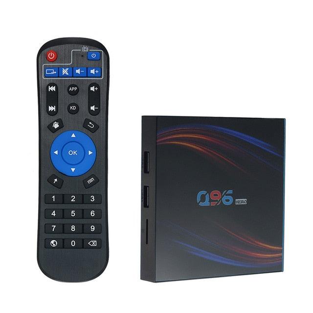 Q96HERO Android 10.0 Smart TV Box All winner H616 Quad-core UHD 4K Media Player 4GB / 32GB 2.4G & 5G Bluetooth 5.0 Remote Control (ST2)(RG)(F56)