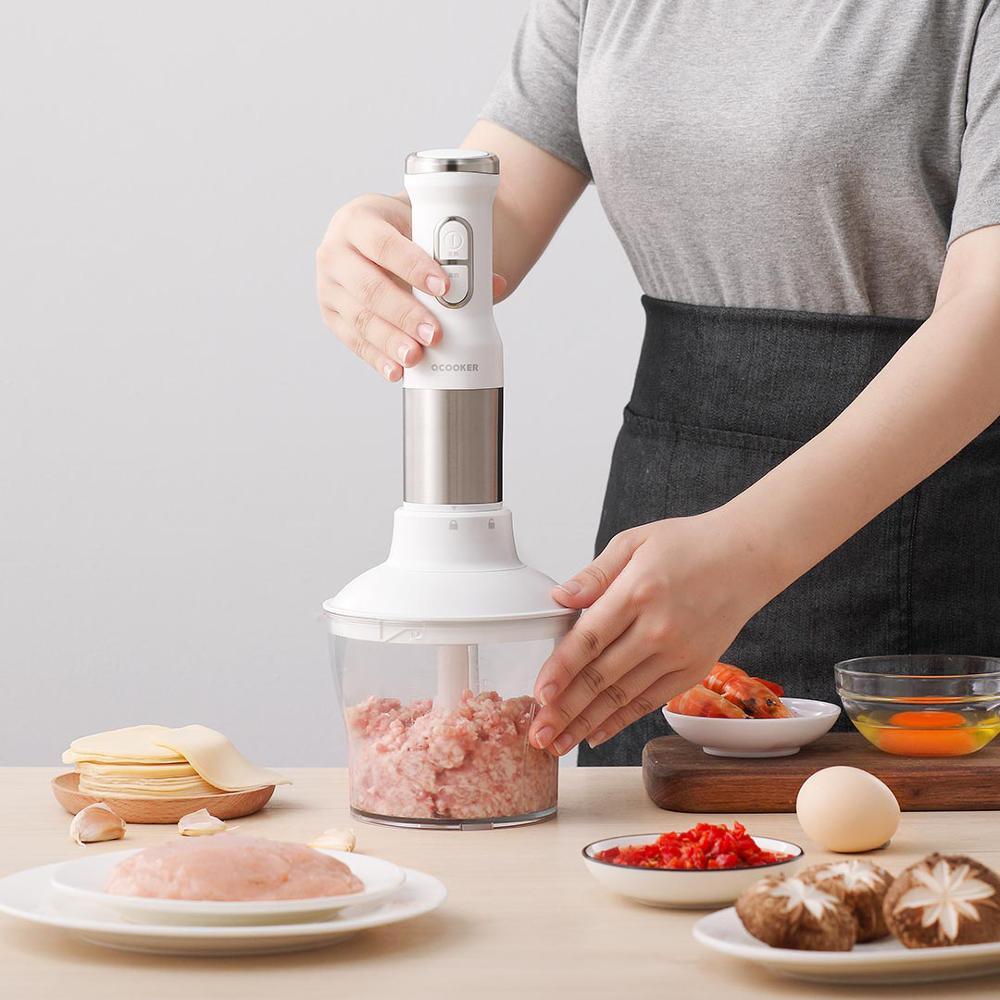 Hand Blender - Electric Cup Kitchen Portable Food Processor Mixer Juicer Vegetables Cook Multi function (H8)(H7)(F59)