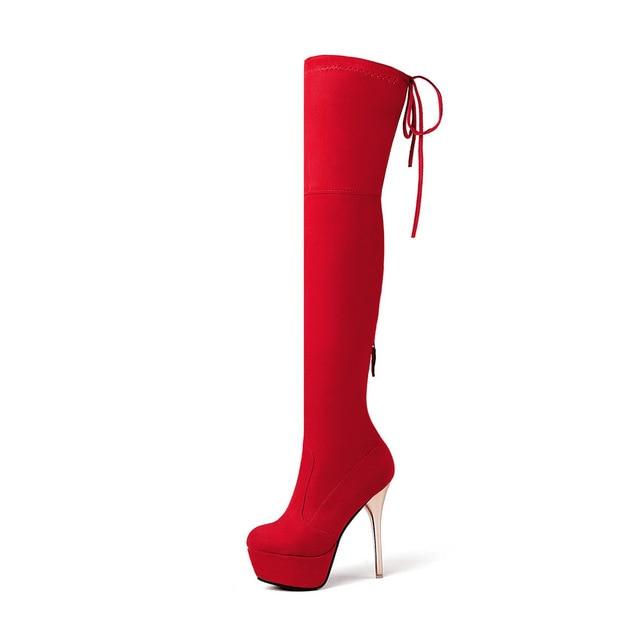 Cute Women Over The Knee High Boots - Sexy Platform High Heel Winter Shoes (BB3)(CD)(BB2)(WO4)(F38)(F36)(F42)