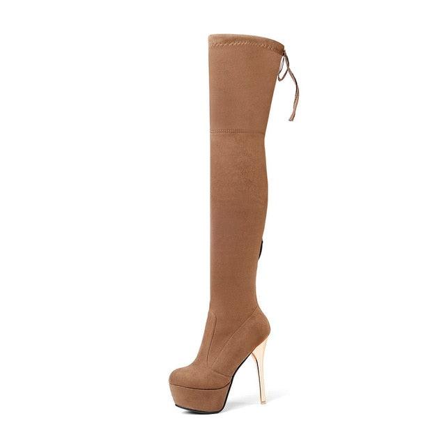 Cute Women Over The Knee High Boots - Sexy Platform High Heel Winter Shoes (BB3)(CD)(BB2)(WO4)(F38)(F36)(F42)