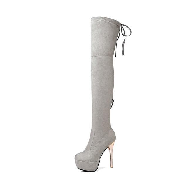 Cute Women Over The Knee High Boots - Sexy Platform High Heel Winter Shoes (BB3)(CD)(BB2)(WO4)(F38)(F36)(F42)