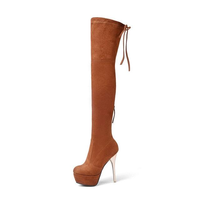 Cute Women Over The Knee High Boots - Sexy Platform High Heel Winter Shoes (BB3)(CD)(BB2)(WO4)(F38)(F36)(F42)