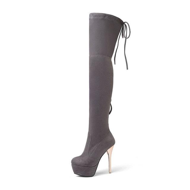 Cute Women Over The Knee High Boots - Sexy Platform High Heel Winter Shoes (BB3)(CD)(BB2)(WO4)(F38)(F36)(F42)
