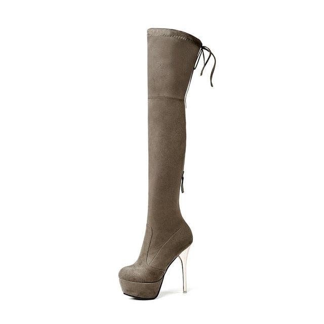 Cute Women Over The Knee High Boots - Sexy Platform High Heel Winter Shoes (BB3)(CD)(BB2)(WO4)(F38)(F36)(F42)