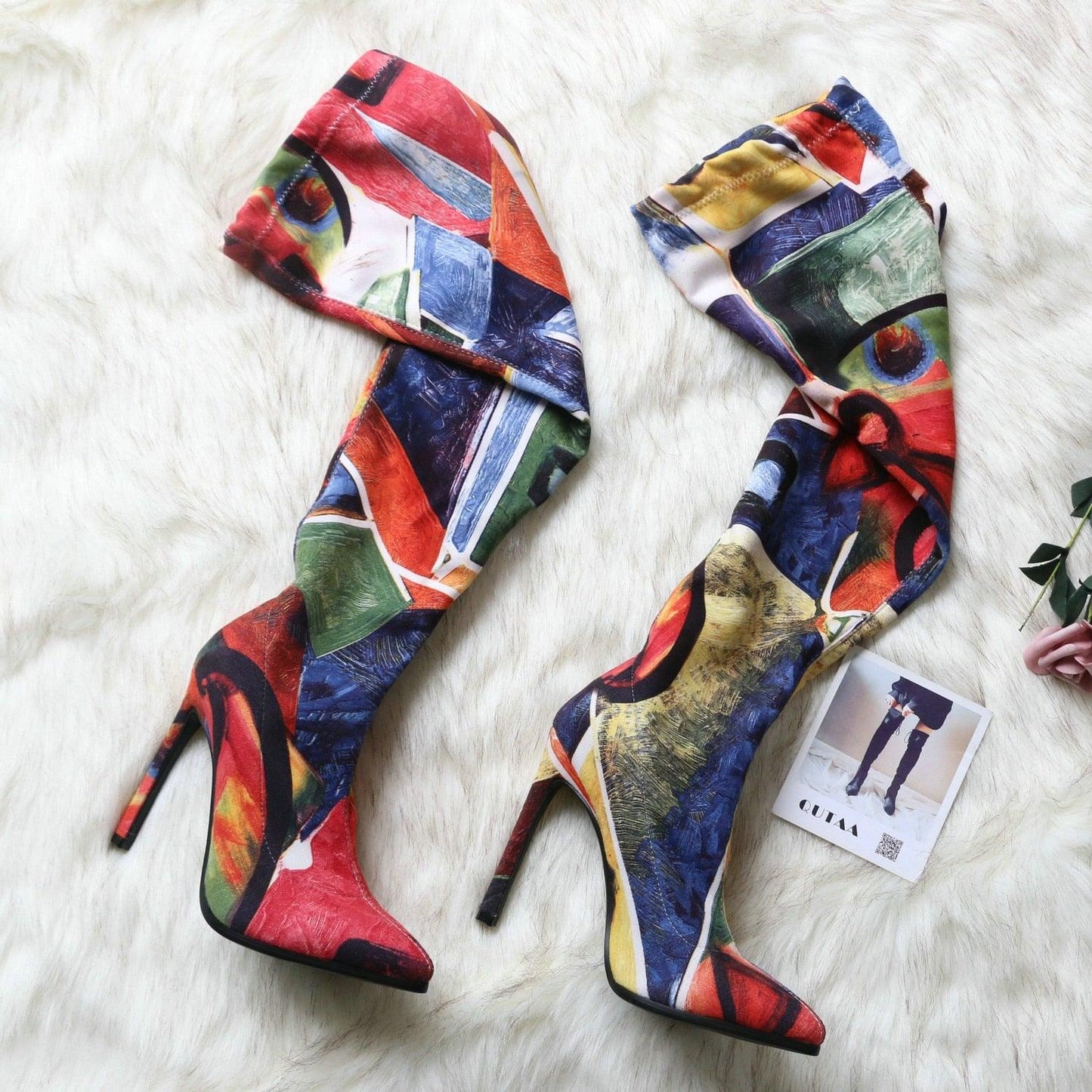 Beautiful Thin High Heel Over The Knee Women Boots - Stretch Sexy Women Shoes (BB3)(CD)(BB2)(WO4)(F38)(F42)