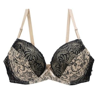 Full Cup Bra - Plus Size - Thin Cup Push Up Brassiere - Underwear Women Lingerie - Female Intimates (TSB3)(TSB2)