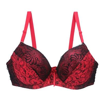 Full Cup Bra - Plus Size - Thin Cup Push Up Brassiere - Underwear Women Lingerie - Female Intimates (TSB3)(TSB2)