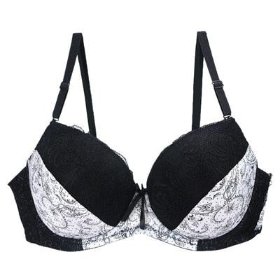 Full Cup Bra - Plus Size - Thin Cup Push Up Brassiere - Underwear Women Lingerie - Female Intimates (TSB3)(TSB2)